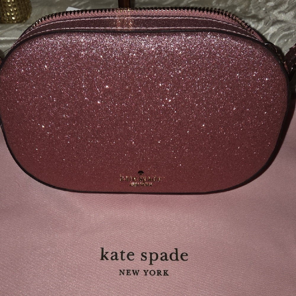 Kate Spade Glimmer Oval Camera Crossbody Bag - Picture 2 of 5